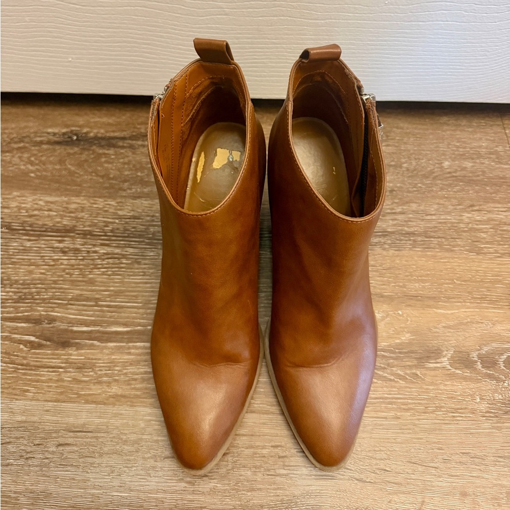 Circus by Sam Edelman Faux Leather Brown Ankle Booties, Women’s Size 8.5 - Picture 9 of 10